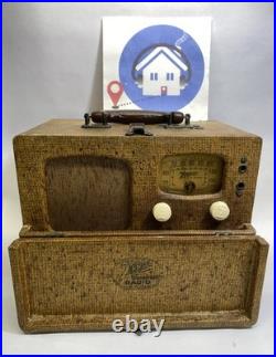 Vintage Zenith Universal Tube Radio WORKS! Powers On /Picked Up Station