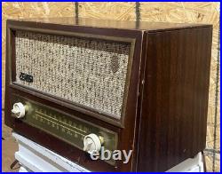 Vintage Zenith Wood Radio Model B730R Great Working Condition (14F)