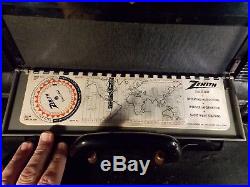 Vintage Zenith Y600 Trans Oceanic Wave Magnet Multiband Radio Tested Works Great