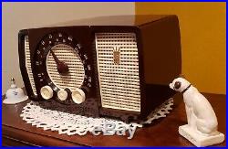 Vintage Zenith Y723R AM/FM Radio (1955) RESTORED TO PERFECTION