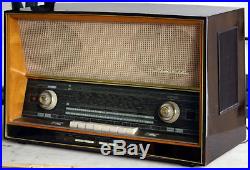 Vintage antica Radio d'epoca a valvole Saba Meersburg Automatic 125 Stereo Tube