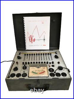 Vintage eico 666 tube tester with instructions manual, Working