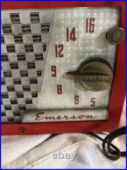 Vintage emerson tube radio