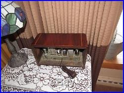 Vintage old wood antique table top tube radio PHILCO Model 40=115C Beauty