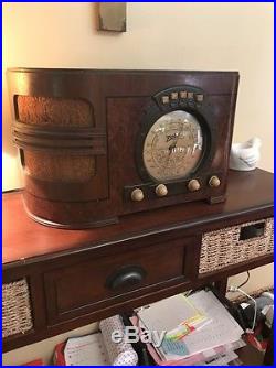 Vintage old wood antique tube radio ZENITH Mdl 6S321! WOW