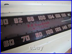 Vintage radio BF GOODRICH tube Model 11-701 AM FM KC bakelite RARE cream 1950