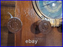 Vintage-silvertone-broadcast-tombstone-tube Radio-tested