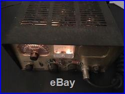 Vintage tube CB Crystal radio General radiotelephone MC6 Powers On