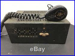 Vintage tube CB Crystal radio General radiotelephone MC6 Powers On