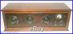 Vintageenormos GAROD V BATTERY RADIO /UNTESTED CHASSIS withNO TUBES /Great Knobs