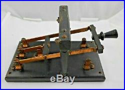 Vtg 1910's Murdock Radio Antenna Knife Switch Tx/Rx Spark Tube Transmitter