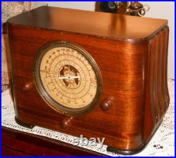 Vtg 1930's Detrola Tube Am Amateur Police Radio 100 Restored! Stunning! Works