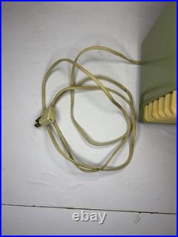 Vtg 1930s Emerson Bullseye Tube Radio Green Works! Art Deco MCM 8CW-334-2