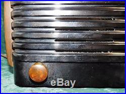 Vtg 1940's Deco BENDIX MODEL 526C Green Black Bakelite CATALIN Tube RADIO