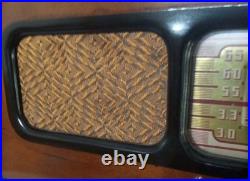 Vtg 1941 Philco 41-220 Table Radio Wood Case Fully Restored Works Face 12x7