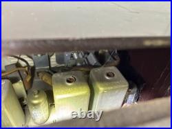 Vtg 1950 Zenith Tube Radio Y723 Bakelite AM/FM MCM Savanna Brown White Powers On