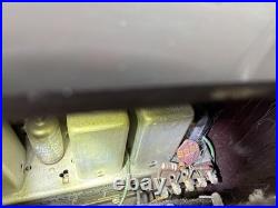 Vtg 1950 Zenith Tube Radio Y723 Bakelite AM/FM MCM Savanna Brown White Powers On