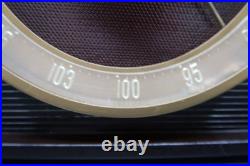 Vtg 1951 RCA Victor 1-R-81 AM FM Tube Radio Livingston Bakelite Works Tunes