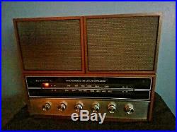 Vtg 1960 Panasonic RE-777A FM AM Stereo Receiver Vacuum Tube Radio Tested Video