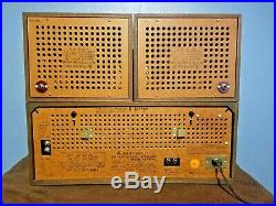 Vtg 1960 Panasonic RE-777A FM AM Stereo Receiver Vacuum Tube Radio Tested Video