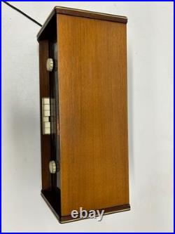 Vtg 1960s Norelco Bi-Ampli Stereo B5X43A/54 AM FM SW Tube Radio Plays As Is