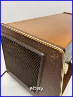 Vtg 1960s Norelco Bi-Ampli Stereo B5X43A/54 AM FM SW Tube Radio Plays As Is