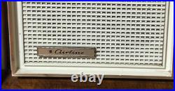 Vtg Airline Supreme Wood Cabinet Gen, 1696A AM/FM Radio Montgomery Ward&co