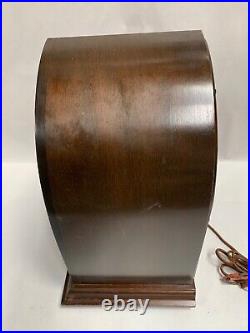 Vtg Antique Peerless Reproducer Wood Table Top Cathedral Style Speaker (A40)