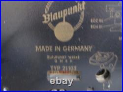 Vtg Blaupunkt Vienna 21103 Tube Radio Vtg Export