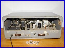 Vtg Hallicrafters SX-110 Shortwave Ham Audio Vacuum Tube Radio General Receiver