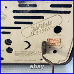Vtg Jubilate Telefunken Table Top Radio AM/FM MCM Decor 50s Germany Repair