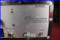 Vtg Palomar 300A Linear Amplifier Tube Amp Ham Amateur radio (With issues)