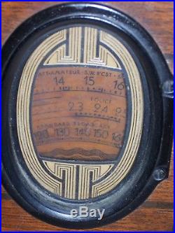 Vtg Philco 1935-36 rare 611 BIG BULLET art deco tube radio multi-band shortwave