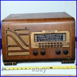 Vtg Philco Model 40-150 Pushbutton AM/SWPolice Tube Radio 1940's Restore/Parts