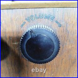 Vtg Philco Model 40-150 Pushbutton AM/SWPolice Tube Radio 1940's Restore/Parts