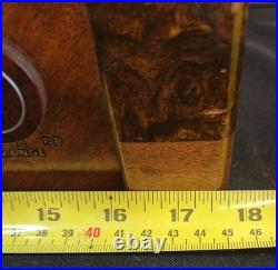 Vtg RCA Victor 16T3 Tube Radio AM Shortwave Push Button Wood Console 1938 Works