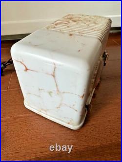 Vtg Silvertone 3511 Commentator 1941 Beetle Case Bakelite Art Deco Tube Radio