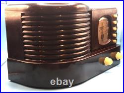 Vtg Zenith Beehive Model 5r312 Bakelite Tube Am Radio Tabletop