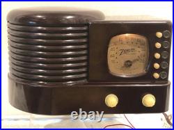 Vtg Zenith Beehive Model 5r312 Bakelite Tube Am Radio Tabletop Vtg Zenith Beehive Model 5r312 Bakelite Tube Am Radio Tabletop