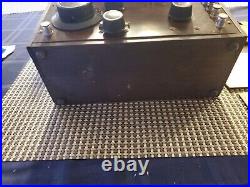 WOW Vintage Crosley Model 51 2-Tube Regenerative Radio Receiver Untested P-3 WOW Vintage Crosley Model 51 2-Tube Regenerative Radio Receiver Untested P-3