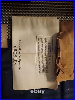 WOW Vintage Crosley Model 51 2-Tube Regenerative Radio Receiver Untested P-3 WOW Vintage Crosley Model 51 2-Tube Regenerative Radio Receiver Untested P-3
