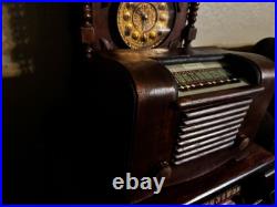 WWII-Era Sonora Vintage Radio Fully Restored Plays Strong RBU-207 Table Top