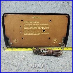Wards Airline Tube Radio Model 49HA-1527C AM Brown Bakelite Vintage 1940s Works