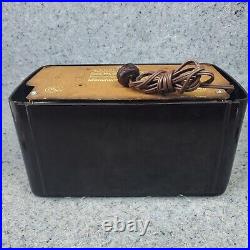 Wards Airline Tube Radio Model 49HA-1527C AM Brown Bakelite Vintage 1940s Works