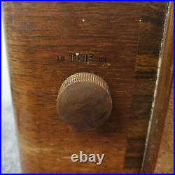 Westinghouse H-130 Tube Radio AM Wood Tabletop Vintage 1940's USA Works