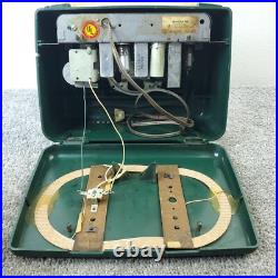 Westinghouse Tube Radio Model H-309P5 AM Portable Vintage MCM Green Works