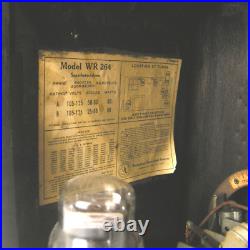 Westinghouse WR-264 Vintage Radio AM SW Refinished Cabinet Lights Up Has Sound Westinghouse WR-264 Vintage Radio AM SW Refinished Cabinet Lights Up Has Sound