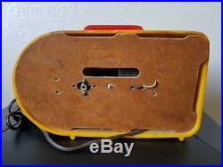 Working 1940 Fada Catalin Tube Radio Model 115 Butterscotch And Red Bakelite Vtg