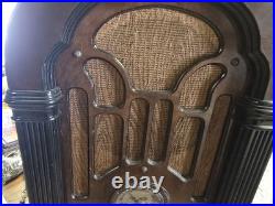 Working Vintage Atwater Kent 206 Cathedral Style Tube Radio