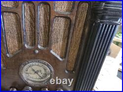 Working Vintage Atwater Kent 206 Cathedral Style Tube Radio